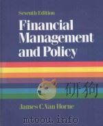 Financial Management and Policy  Seventh Edition   1986  PDF电子版封面  0133167615   