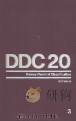 Dewey Decimal Classification  and Relative Index  Edition 20  Volume 3  Schedules 600-999   1989  PDF电子版封面  0910608407  Melvil Dewey，John P.COmaromi，J 
