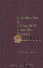 Introduction to Structural Equation Models（1975 PDF版）