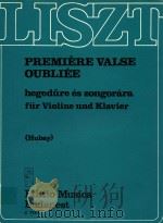 李斯特:第一首被遗忘的圆舞曲(小提琴和钢琴)(外文)   12  PDF电子版封面    LISZT FERENC 