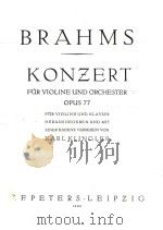 BRAHMS     PDF电子版封面    KONZERT 