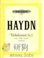 海顿:第二协奏曲G大调(外文)     PDF电子版封面    HAYDN 