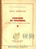 FANFARES DE PRINTEMPS     PDF电子版封面    Elsa Barraine 