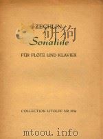 小奏鸣曲(长笛)(外文)（1958 PDF版）