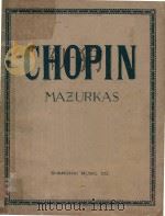 CHOPIN     PDF电子版封面    MAZURKAS 