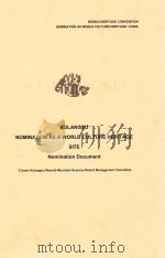 kulangsu nomination as a world culture heritage site nomination document   1987  PDF电子版封面     