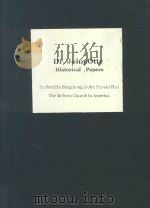 dr.john otte historical papers to prof.he bingzhong (john harold ho) the reform church in america（ PDF版）