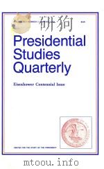 PRESIDENTIAL SUTDIES QUARTERLY VOLUMEXX`NUMBER2·SPRING 1990   1990  PDF电子版封面     
