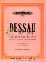Der Geflugelte Satz fur Soli   1974  PDF电子版封面    Chor und Instrumente=德国现代作曲家 