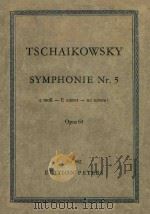 Symphonie Nr.5 e moll-E minor-mi mineur Opus 64=柴可夫斯基  第5交响曲（ PDF版）