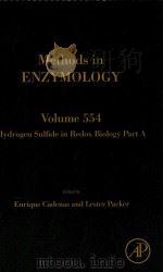 methods in enzymology volume 554 hydrogen sulfide in redox biology part a   PDF电子版封面     