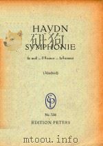 Symphonie fis moll-F# minor-fa#mineur     PDF电子版封面    Haydn 
