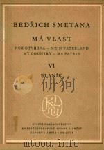 MAVLAST     PDF电子版封面    BEDRICH SMETANA 