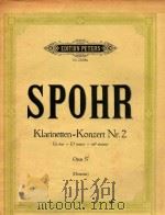 斯波尔第二协奏曲(附分谱)(德文)（ PDF版）