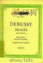 Images pour Orchestre   1974  PDF电子版封面    Claude Debussy 