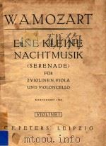 Eine Kleine Nachtmusik<Serenade>fur 2 Violinen（1797 PDF版）