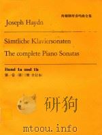 samtliche klaviersonaten the complete piano sonatas  band 1   1973  PDF电子版封面    Joseph Haydn 