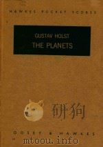 THE PLANETS Suite for Large Orchestra（1921 PDF版）