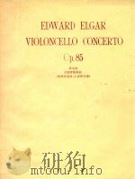 大提琴协奏曲(钢琴伴奏谱;大提琴分谱)=VIOLONCELLO CONCERTO Op.85 ARRANGED FOR VIOLONCELLO AND PIANO     PDF电子版封面    (英)埃尔加 