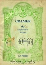 CRAMER 60 ausgewahlte Etuden     PDF电子版封面    CRAMER 