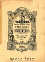 VORUBUNGEN 24 Kreutzers und Rodes Etuden fur dir violine     PDF电子版封面    JACOB DONT op.37;revidiert von 