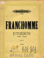 Etuden Studies-Etudes Opus 35     PDF电子版封面    Franchomme 