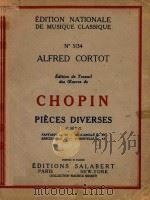 ALFRED CORTOT   1959  PDF电子版封面    CHOPIN 