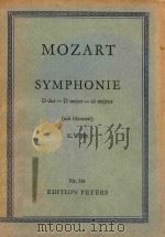 Symphonie D dur-D major-re majeur(mit Menuett) K.V.385     PDF电子版封面    W.A.Mozart 