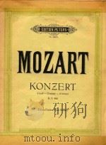 Konzert D Moll<K.V.466> fur Klavier und Orchester Nach Dem Autograph der Gesellschaft Der Musi   1875  PDF电子版封面    W.A.Mozart 