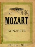 Konzerte     PDF电子版封面    Mozart 