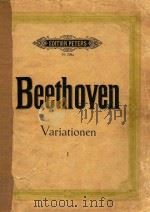 Variationen Ⅰ     PDF电子版封面    Beethoven 