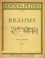 Ungarische Tanze fur Klavier zu 2 Handen Nr.11-21   1968  PDF电子版封面    Brahms 