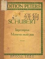 Impromptus Moments musicaux     PDF电子版封面    Schubert 