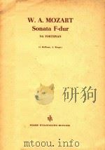 Sonata F-dur Na Fortepian     PDF电子版封面    W.A.Mozart 