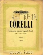 Concerto grosso Opus 6 Nr.1 D dur-D major-re majeur（ PDF版）