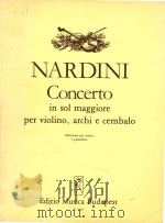 纳尔蒂尼:G大调小提琴协奏曲(小提琴和钢琴)(外文)（ PDF版）