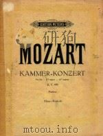 MOZART KAMMER=KONZERT     PDF电子版封面    MOZART 