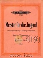 Meister fur die Jugend     PDF电子版封面     