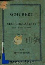 Streichquartett d moll op.posth（ PDF版）