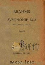 Symphonie Nr.2 D dur-D major-re majeur     PDF电子版封面    Brahms 