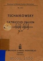 Cappiccio Italien fur Grosses Orchester Op.45     PDF电子版封面    Tschaikowsky 