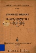 Klavier-Konzert D moll-D minor-Re mineur     PDF电子版封面    Johann Brahms 