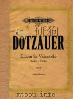 Etuden fur violoncello Studies-Etudes Heft Ⅱ（ PDF版）