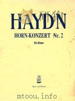 Horn-Konzert Nr.2 D-Dur Horn und Klavier     PDF电子版封面    HAYDN 