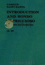 Introduction and Rondo capriccioso for Violin and Orchestra     PDF电子版封面     