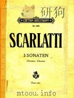 Drei Sonaten fur Pianoforte zu Handen     PDF电子版封面    Scarlatti 