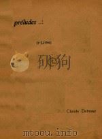 PRELUDES   1910  PDF电子版封面    PURO 