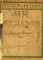 贝多芬奏鸣曲Ⅰ(外文)     PDF电子版封面     