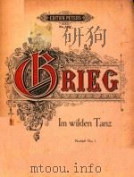 Im Wilden Tanz   1908  PDF电子版封面    Grieg 