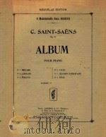Album pour piano     PDF电子版封面    C.Saint-Saens 